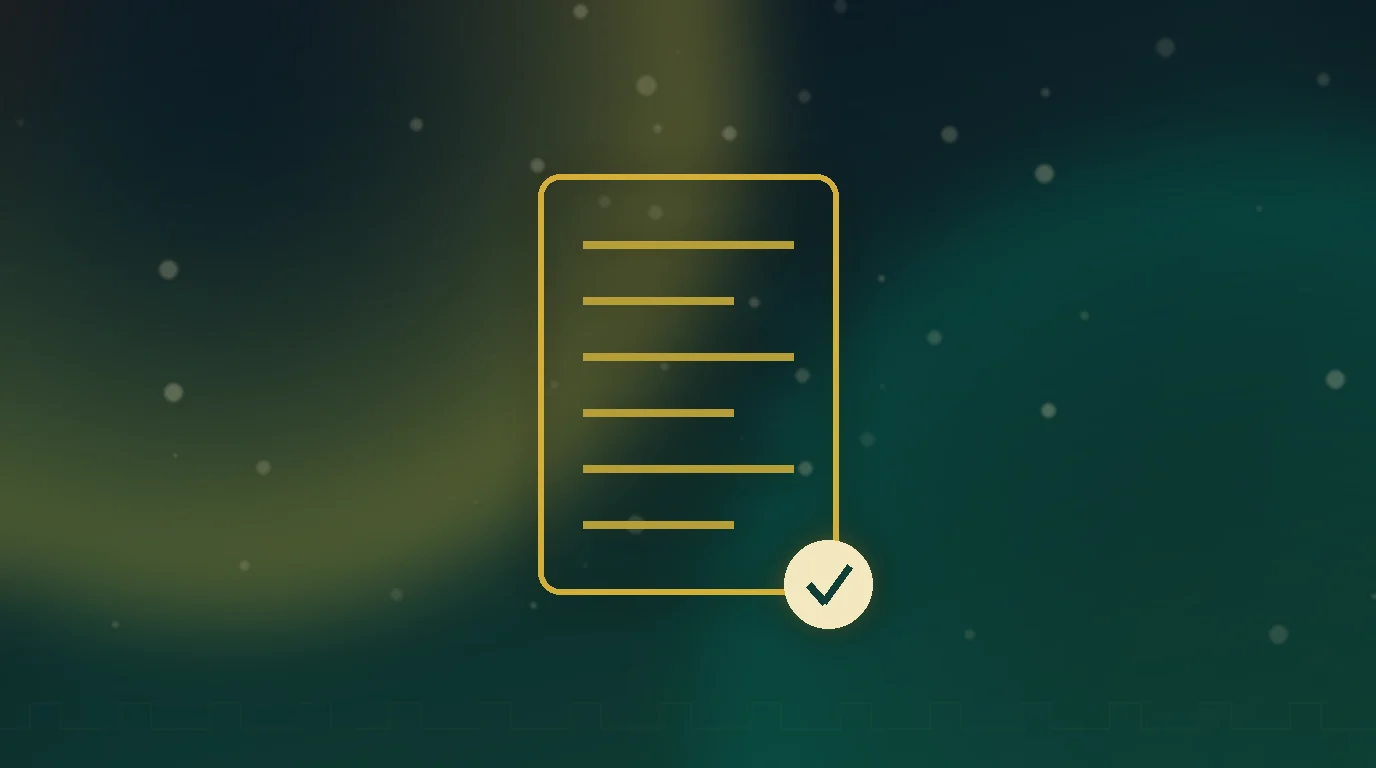 Gold document and growth lines over a dark teal engraved Persian surface — content marketing strategy