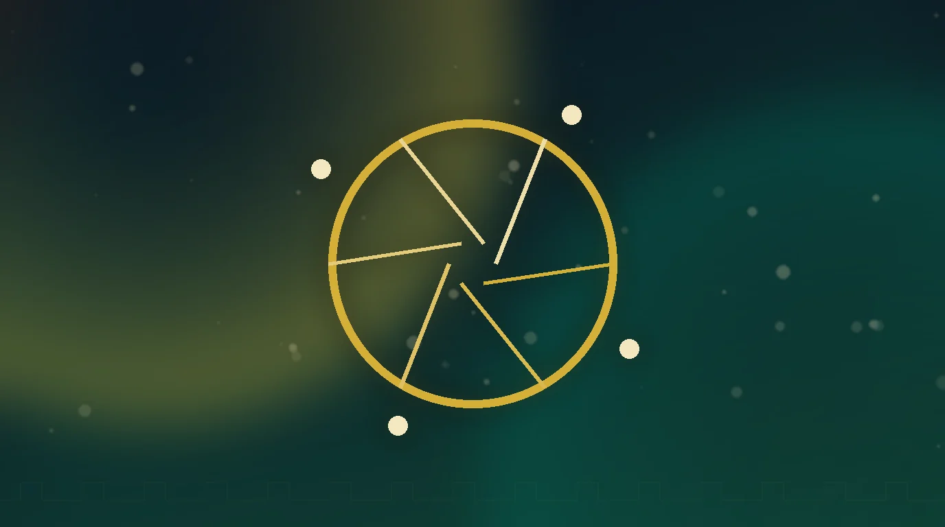 Gold camera and engagement icons over a dark teal engraved Persian surface — Instagram marketing for businesses