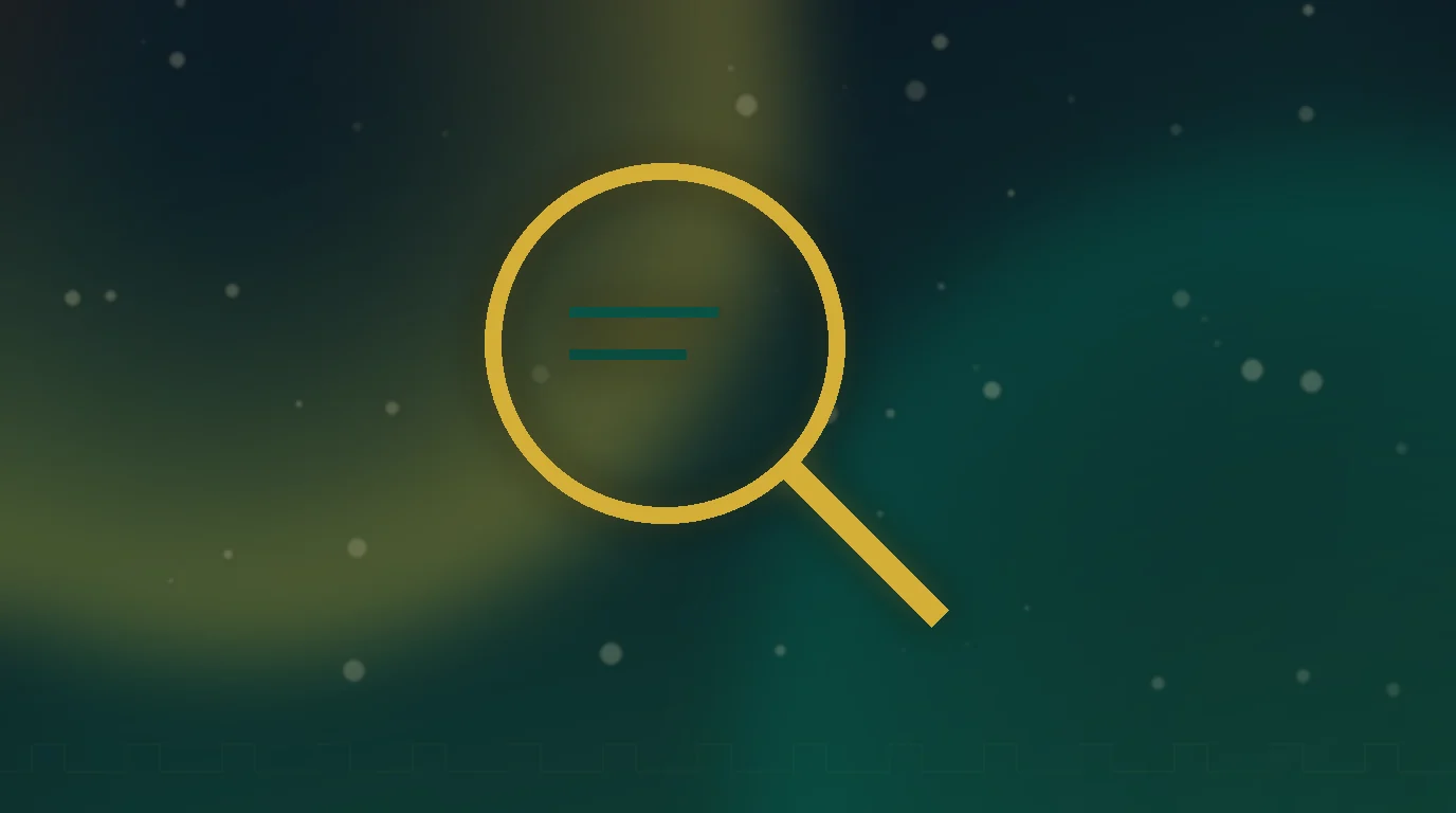 Gold magnifying glass over a faded search result on a dark teal engraved Persian backdrop — why a website is not ranking